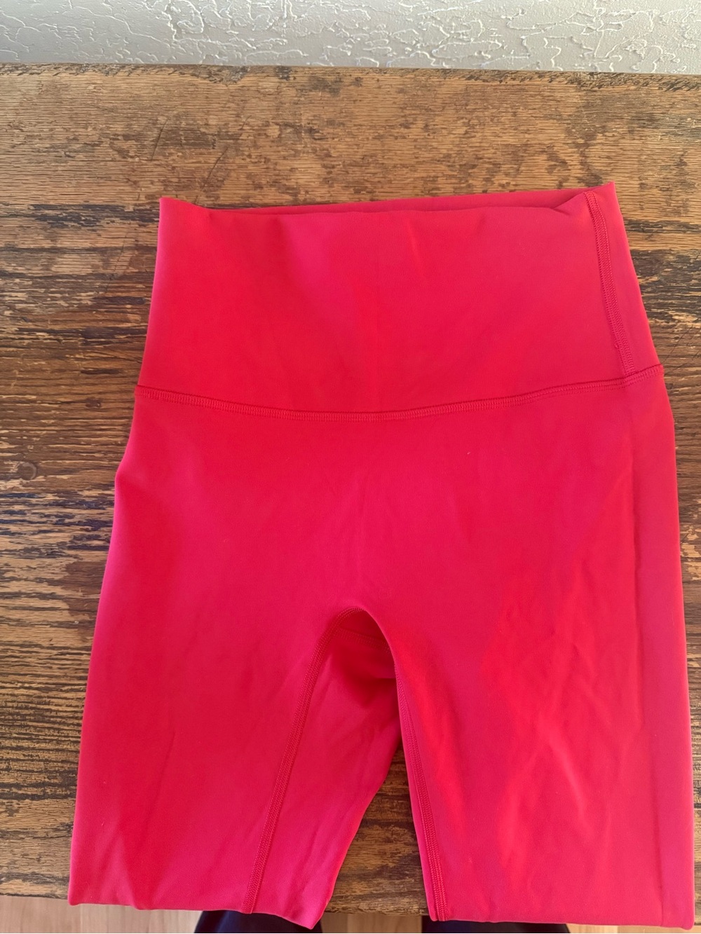 Matching Red Lululemon Set - Wunder Under Leggings & Tank Top - Picture 3 of 7